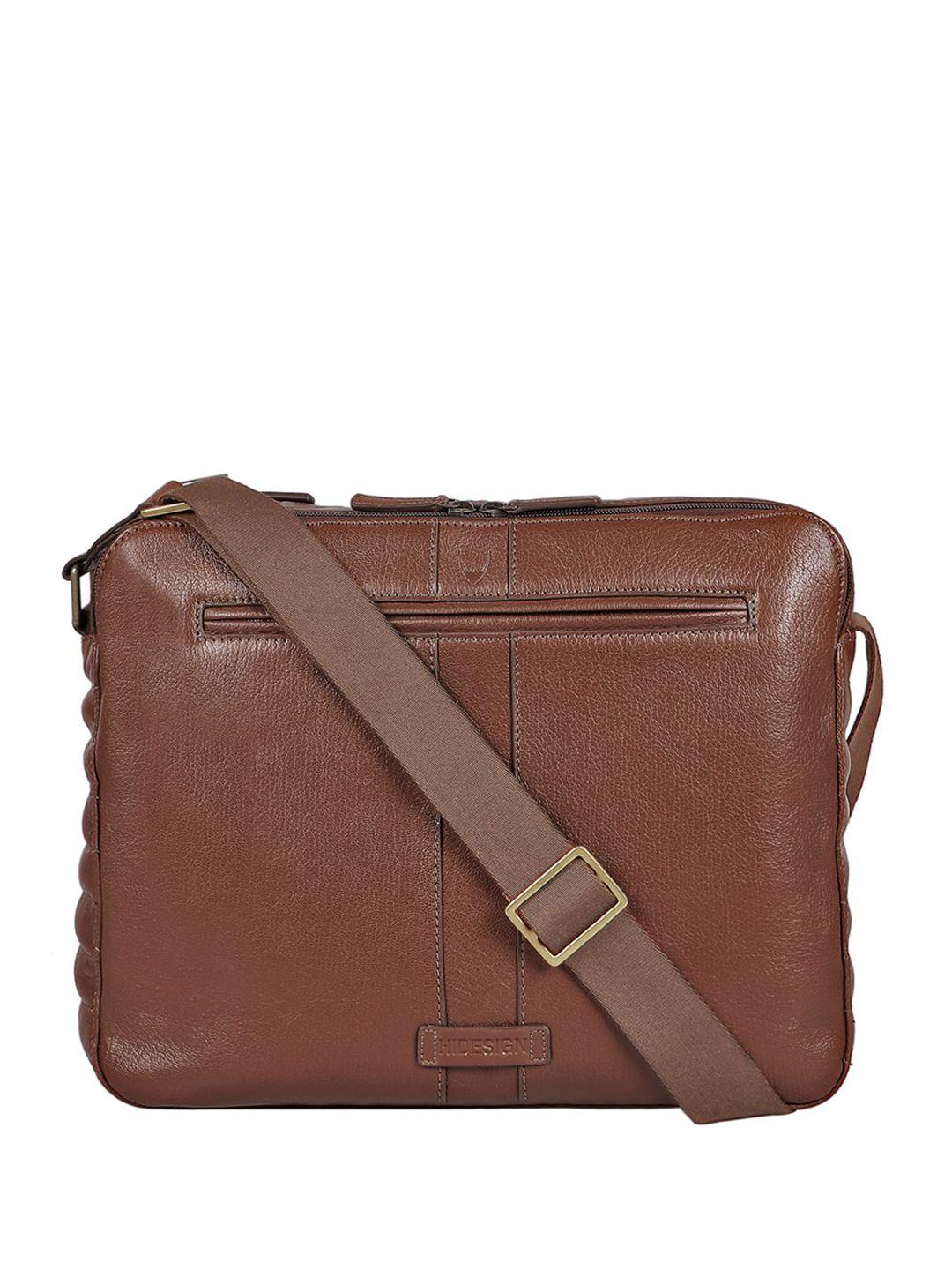 hidesign leather messenger bag