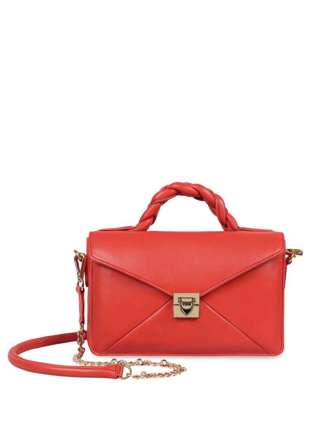 hidesign leather structured handheld bag