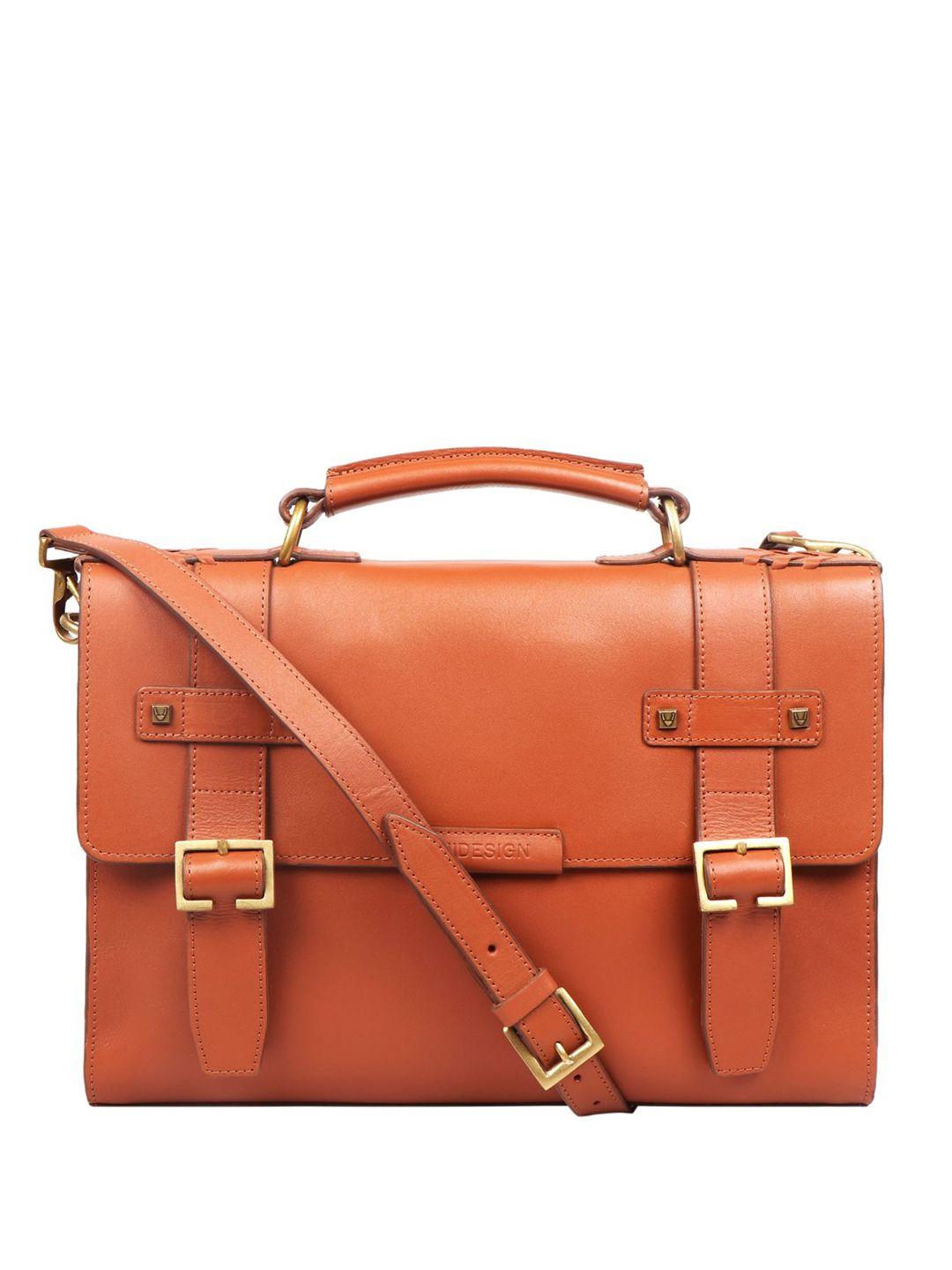 hidesign men leather briefcase messenger bag