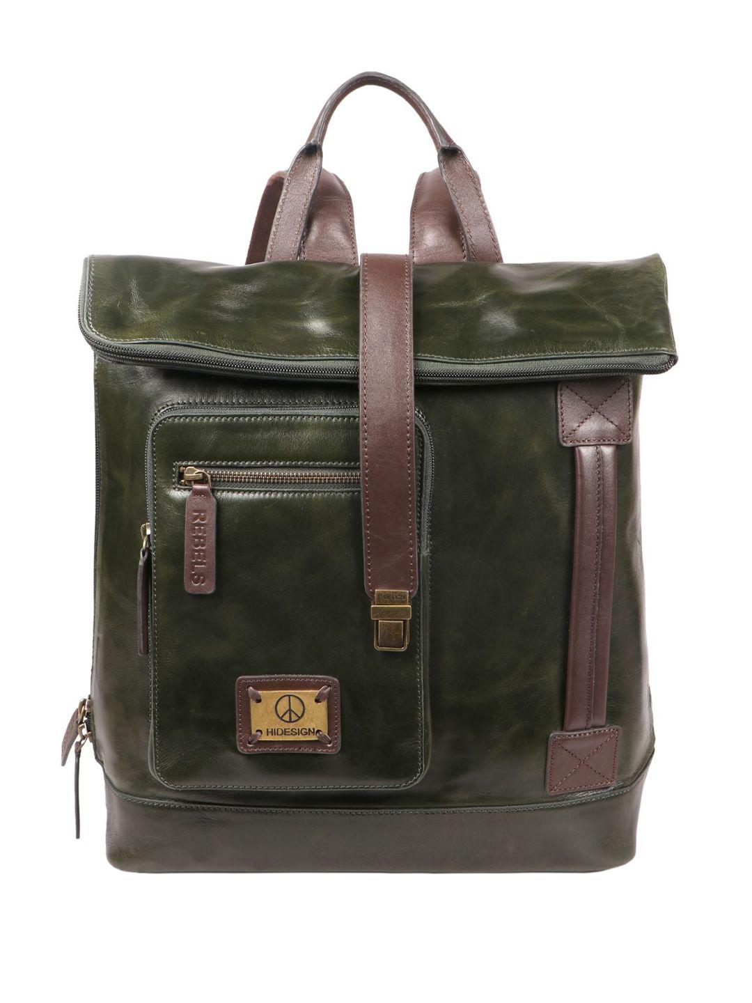 hidesign men leather ergonomic backpack