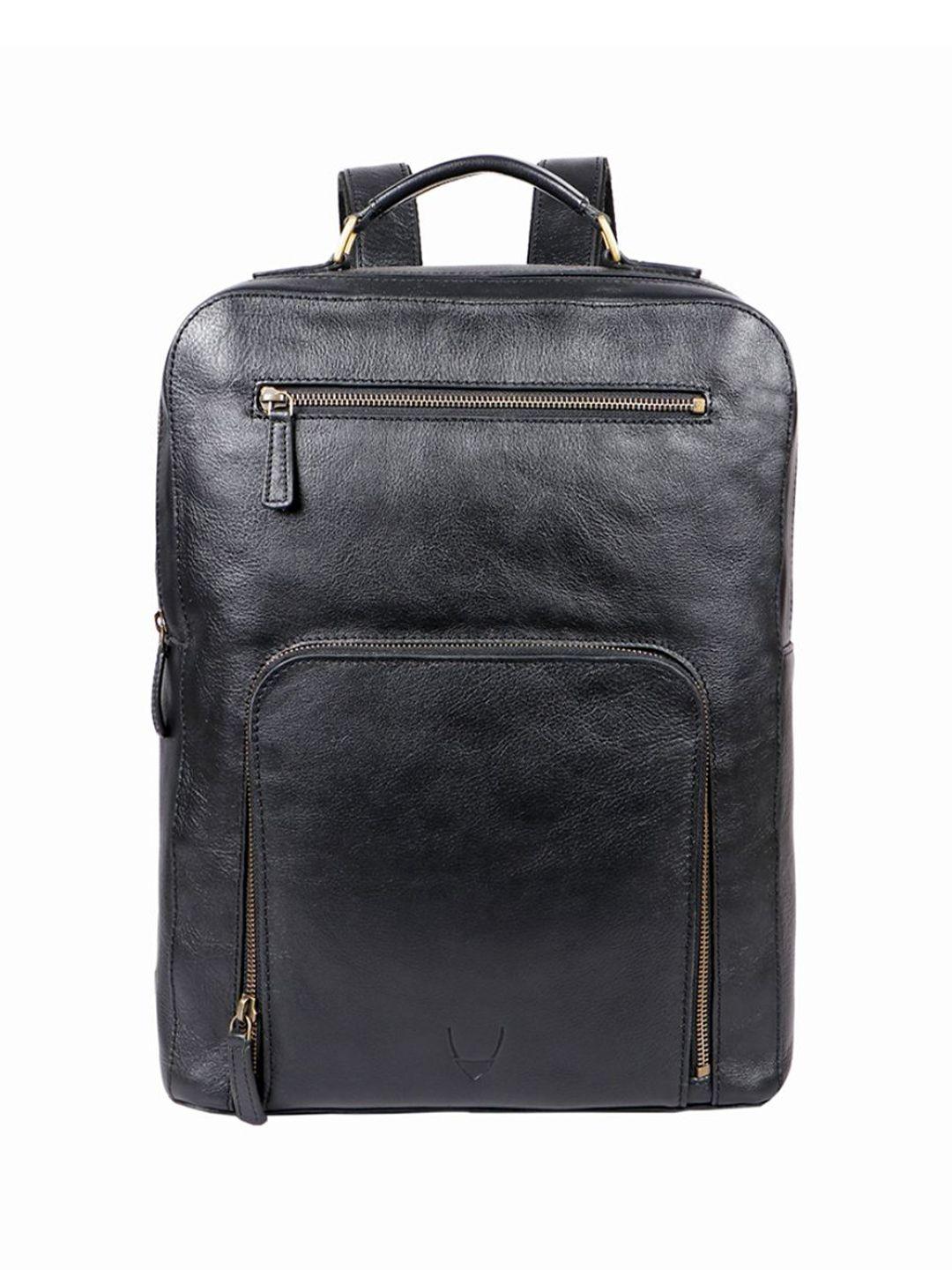 hidesign men non-padded leather backpack