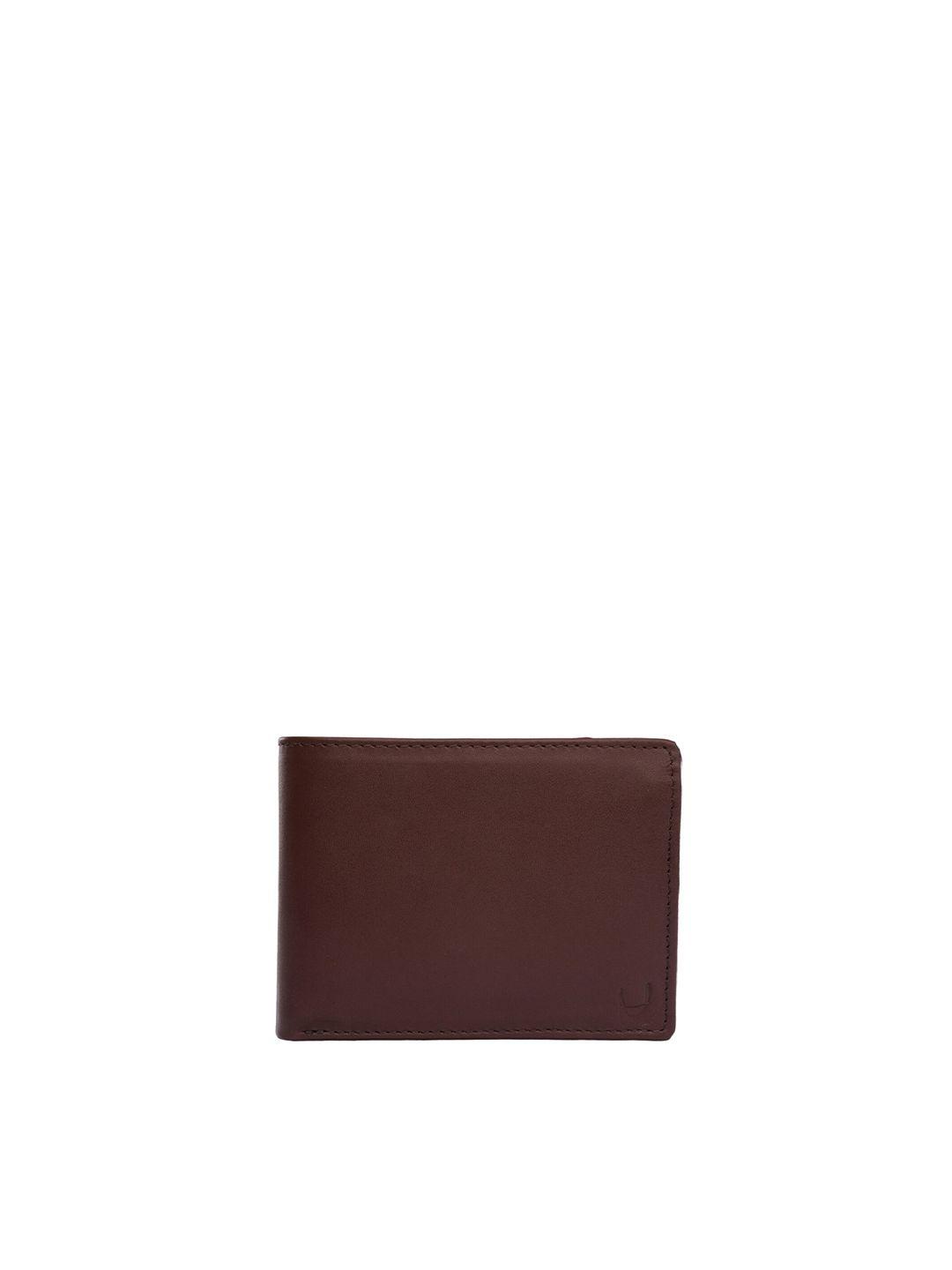 hidesign men tan leather two fold wallet