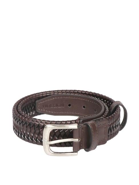 hidesign positano 02 mel ranch brown leather waist belt for men