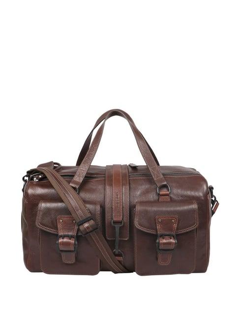 hidesign rebels mao 03 gaucha brown large duffle bag