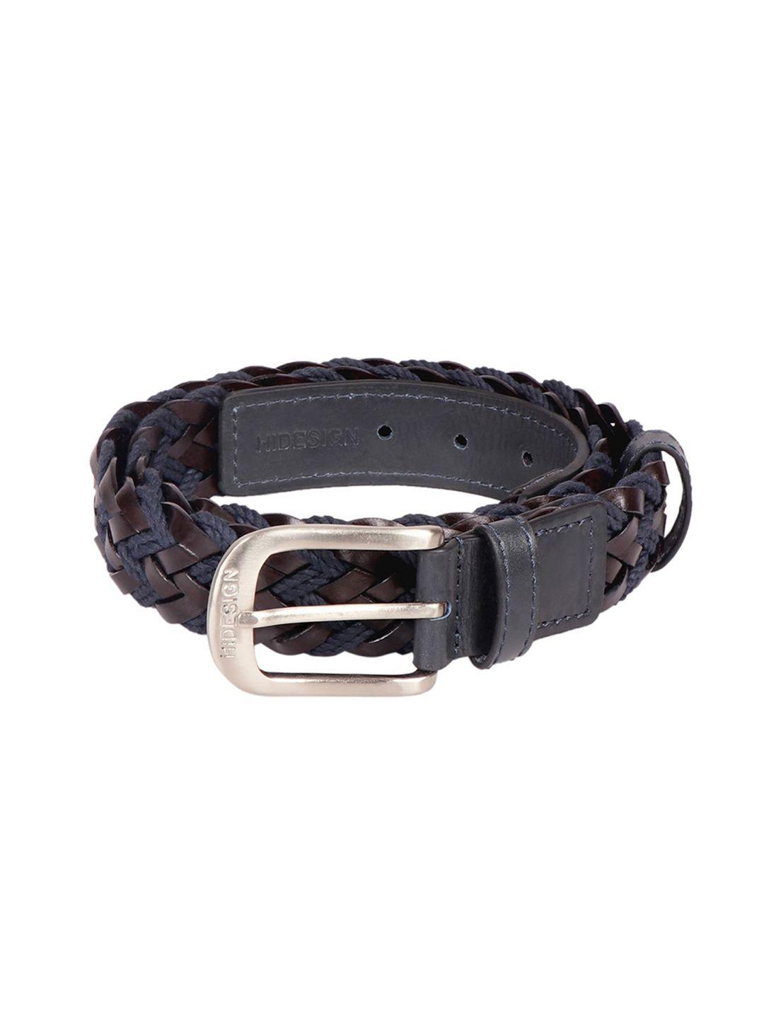 hidesign textured leather belt