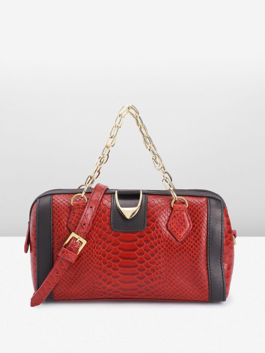 hidesign textured leather handheld bag