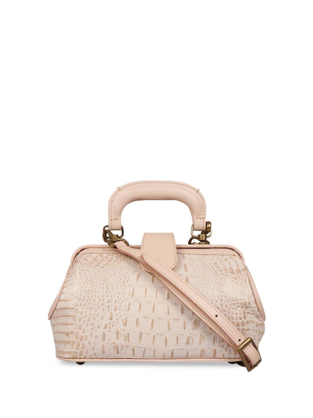 hidesign textured leather structured handheld bag