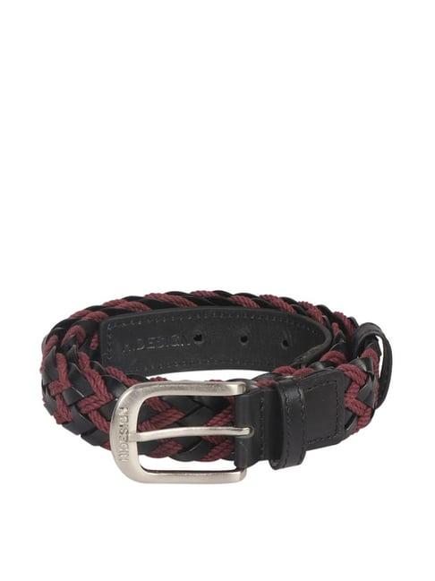 hidesign torino 02 mel ranch red leather waist belt for men