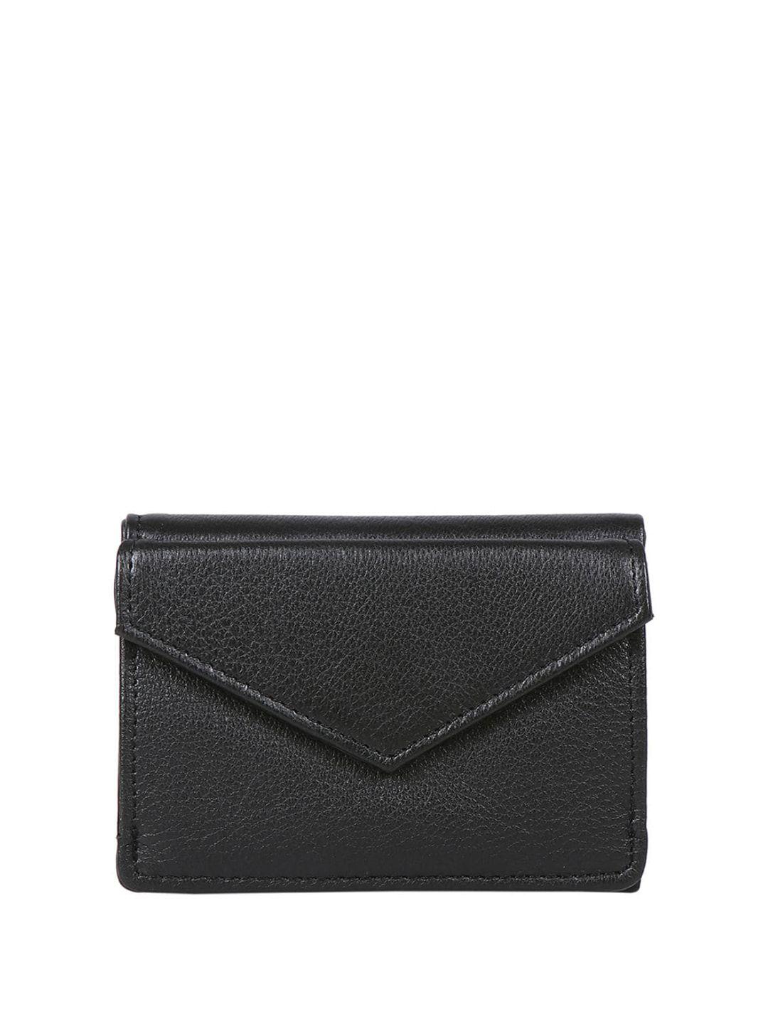 hidesign women leather three fold wallet