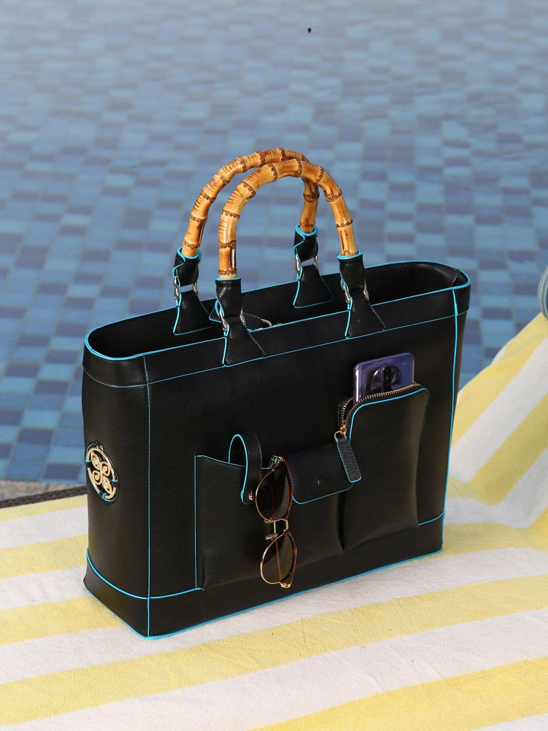 hie textured structured satchel