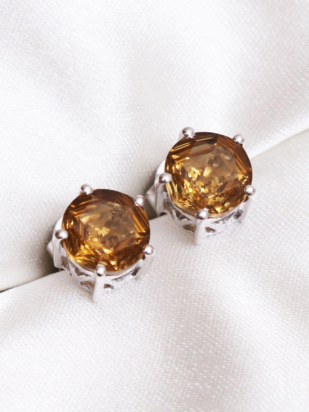 hiflyer jewels oval studs earrings