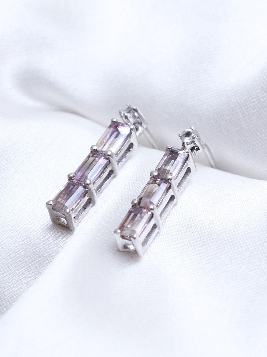 hiflyer jewels purple contemporary ear cuff earrings