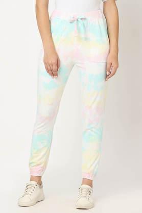 high rise cotton skinny fit women's jegging - multi