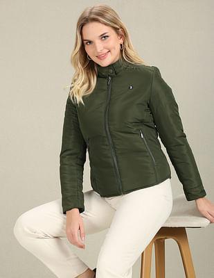 high neck puffer jacket