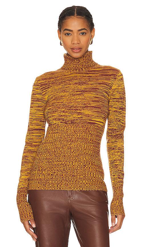 high rib roll neck