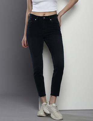 high rise body fit jeans