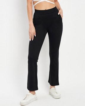 high-rise bootcut jeggings