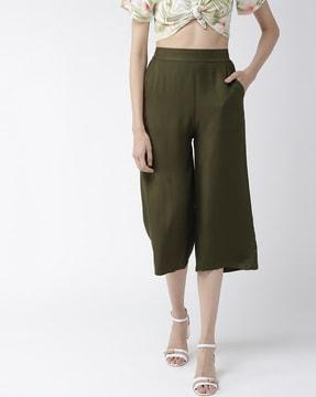 high-rise culottes