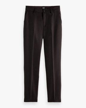 high-rise flared trousers with sequins