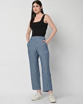 high-rise girlfriend pants