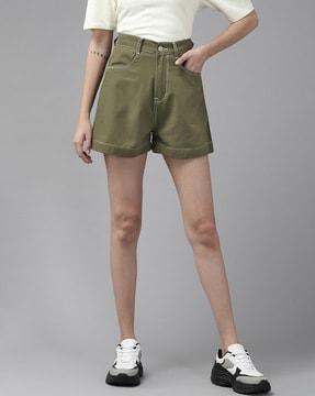 high rise hot pants shorts