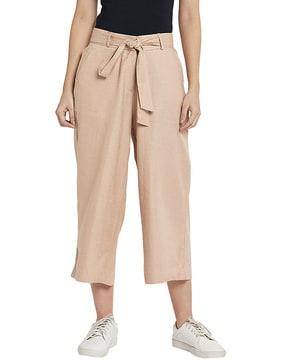 high rise relaxed fit culottes