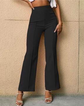 high-rise relaxed fit palazzos