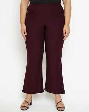 high-rise relaxed fit pants