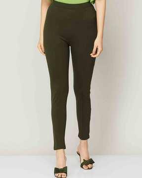 high-rise relaxed fit pants