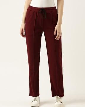 high rise single-pleated pants