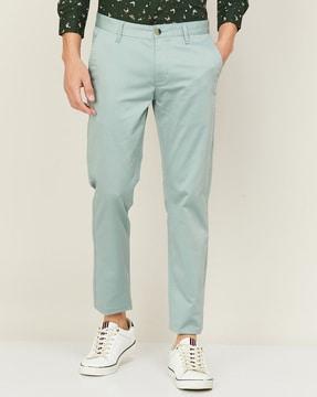 high rise skinny fit pants