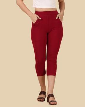 high-rise skinny fit pants