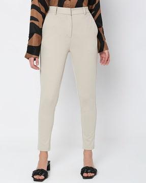 high-rise skinny fit pants