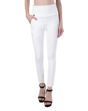 high-rise skinny jeggings