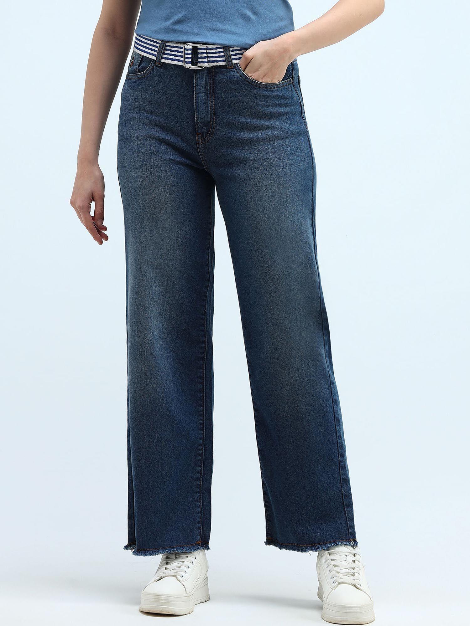 high rise straight leg jeans