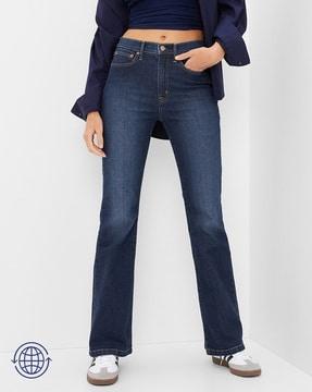 high-rise stride wide-leg relaxed fit jeans
