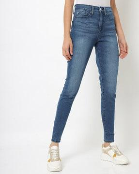 high-rise super skinny jeans