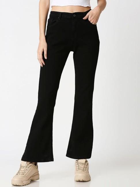 high star black bootcut jeans