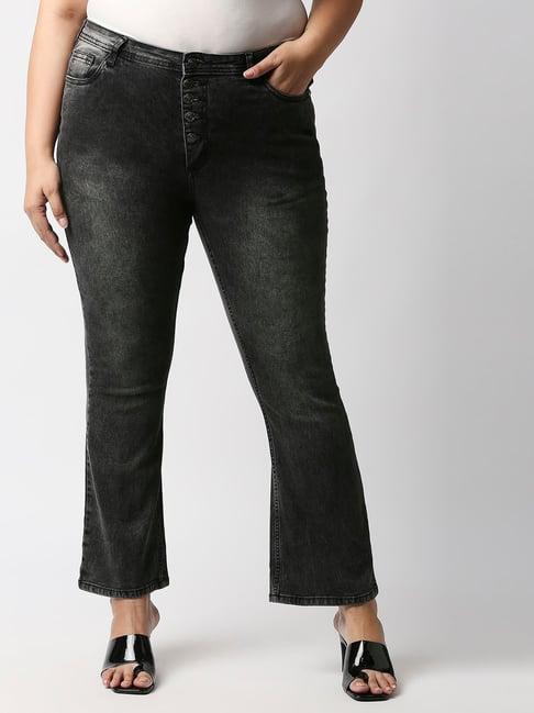 high star black bootcut jeans