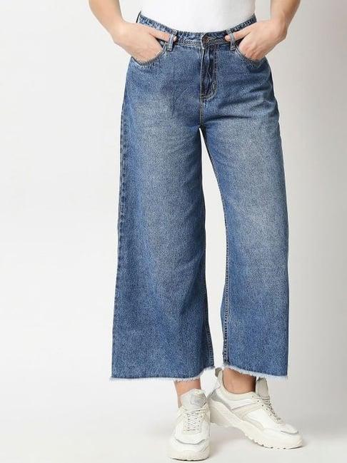 high star blue flared fit jeans