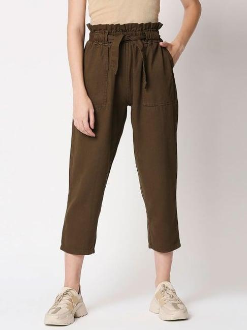 high star brown cotton pants