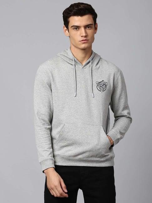 high star grey hooded sweatshirt