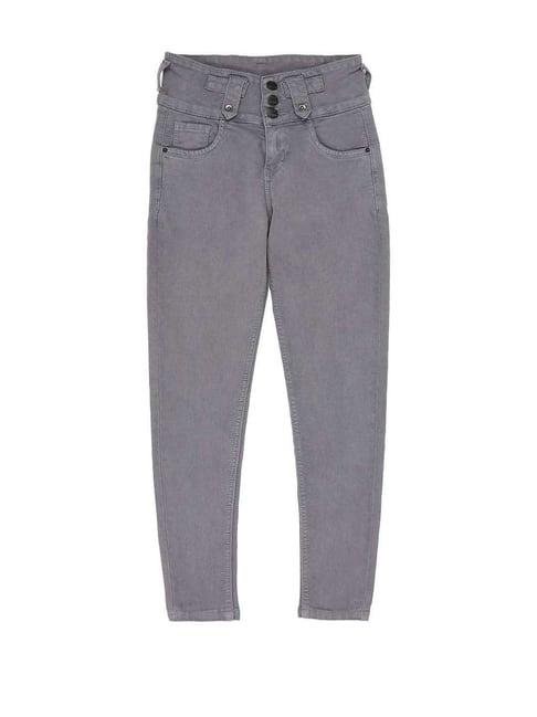 high star kids grey slim fit jeans