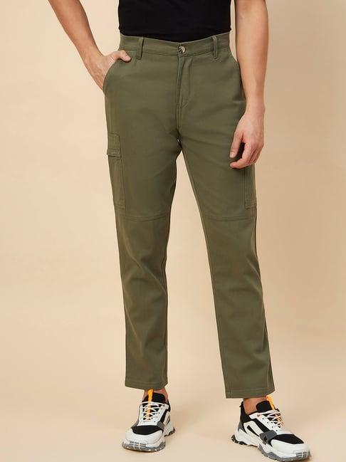 high star light olive relaxed fit cargos