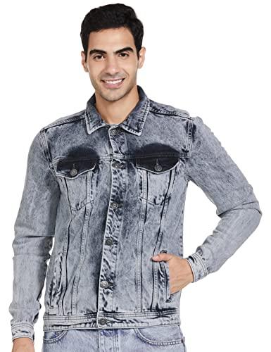 high star men's denim jacket (hsjkt126_l_grey_l)