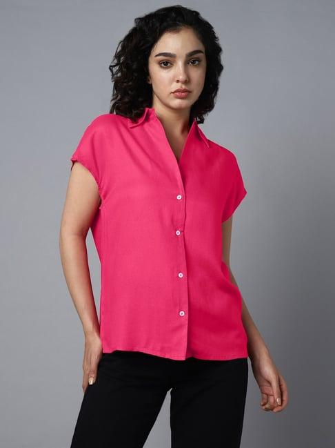 high star pink shirt