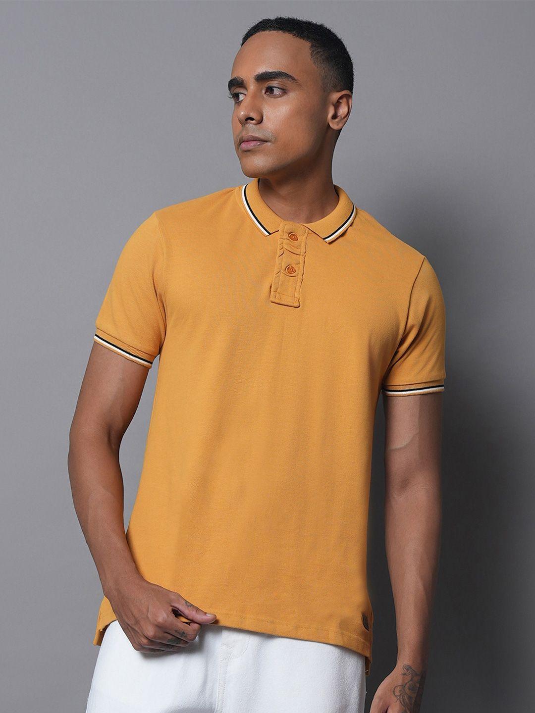 high star polo collar short sleeves regular t-shirt