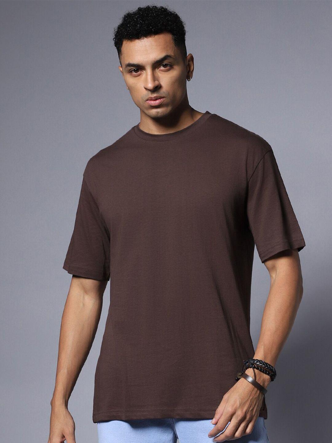 high star round neck relaxed cotton short sleeves t-shirt