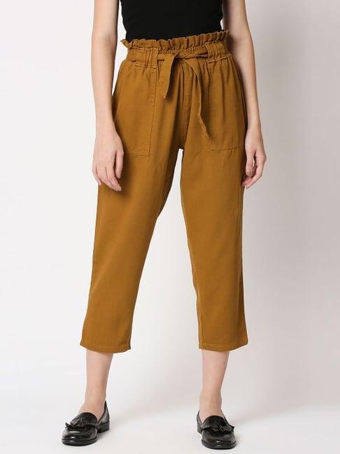 high star rust cotton pants