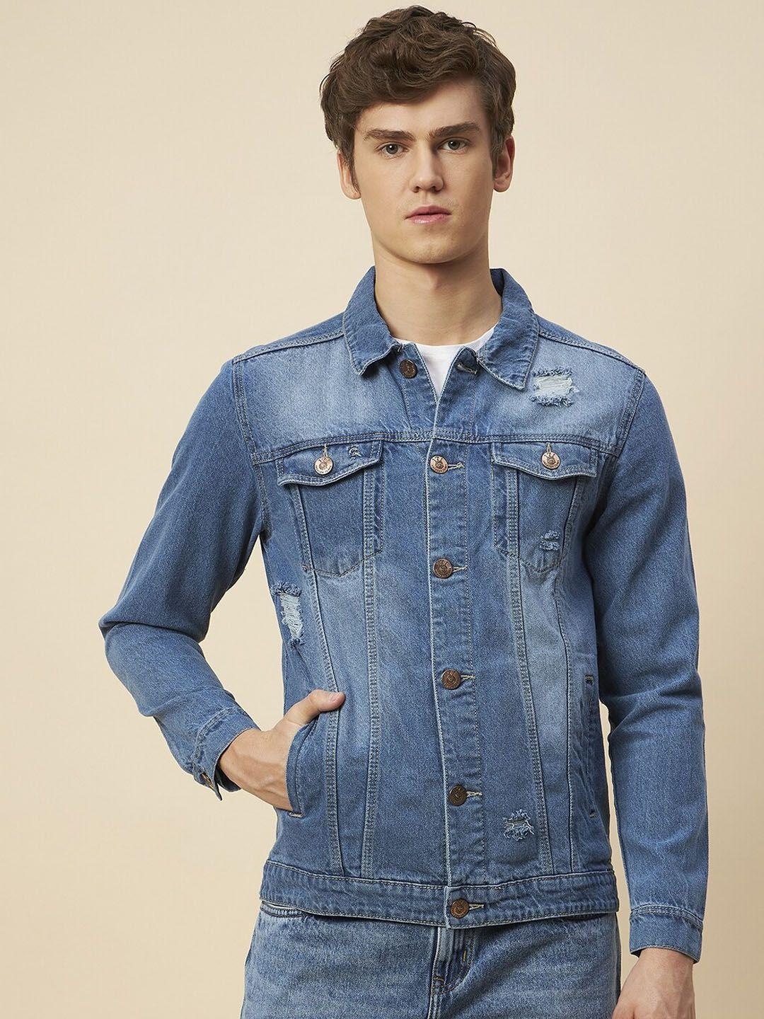 high star washed pure cotton denim jacket